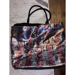 Victories Secret Sequin Tote Bag